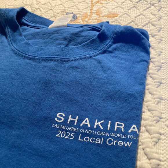 Limited Shakira Stage Tech Shirt from Her 2025 Tour - Picture 5 of 7